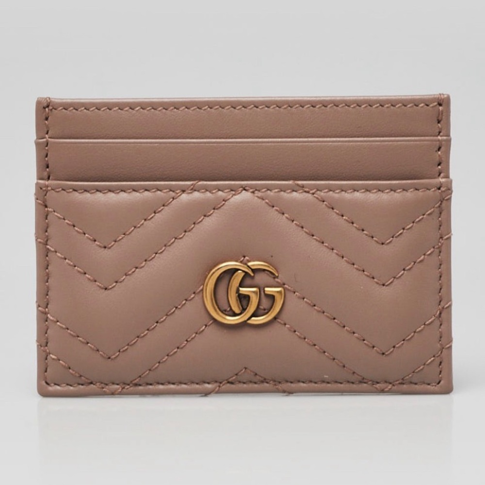 Porcelain Rose Quilted Leather GG Marmont
